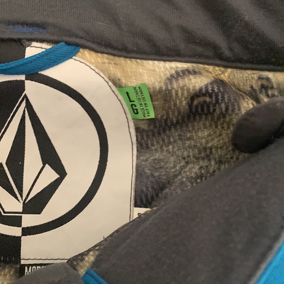 Like new Volcom Turquoise Let it Storm Ski Board snow pants sz L - Picture 4 of 6